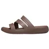 Image de Sandales à Enfiler Crocs Getaway Strappy - Truffle