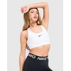 Image de Nike Brassière de sport Running Swoosh maintien moyen - Blanc, Blanc XS