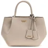 Image de GUESS Sac à main crème pour femme - Amorette Girlfriend Satchel Light Taupe 320407