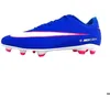 Image de Hommes Nike Chaussure de football Mercurial Vapor 16 Club Textile Lacets Plat - blue/white 446