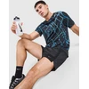 Image de Nike AeroSwift Running All Over Print T-Shirt - Noir, Noir L
