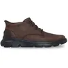 Image de Skechers Arch Fit Garza Ridley   Chaussures homme marron en cuir à lacets