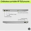 Image de PC Portable HP 15-fd0129nf - Windows 11 - 156 FHD - Core i7-1355U - RAM 16Go - Stockage 512Go SSD - AZERTY