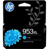 Image de HP 953XL Cartouche dencre cyan grande capacité authentique (F6U16AE) - Pour HP OfficeJet Pro 7700/8200/8700