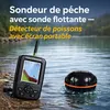 Image de Sondeur de pêche sans fil portable   Capteur flottant   Détecteur poissons et relief   Écran couleur