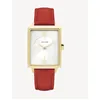 Image de Montre - AMALYS - EMMA AMW132 - Acier inoxydable 316L - Cuir italien - 23 x 28 mm