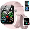 Image de FeipuQu Montre Connectée Femme Homme avec Appel Bluetooth 1.83 HD SmartwatchMontre Connectee Sport Etanche100 Modes Sportifs