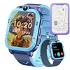 Image de 4G Montre Connectée Enfant Appel Vidéo GPS SOSChatRéveilJeuxCaméra Mode Classe Cadeau pour Garcon Fille