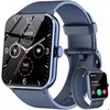Image de Montre Connectée Homme avec Appel Bluetooth/2 Bracelet/100+Modes Sportifs/Sommeil/Fréquence Cardiaque 24/7/Podometre