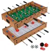 Image de Table de Multi-jeux 2 en 1 Babyfoot COSTWAY-Air Hockey-2 Bâtons de Hockey 2 Rondelles2 Barres de Scores-Adultes/Enfants