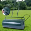Image de Rouleau à Gazon Jardin Volume 48L Largeur 60cm Ø32cm COSTWAY-en Acier-Poignée Ergonomique en Forme de U-Rempli dEau/de Sable-Vert