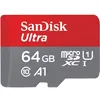 Image de Carte mémoire flash SANDISK Ultra - 64 Go - A1 / UHS Class 1 / Class10 - microSDXC UHS-I