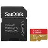 Image de Carte mémoire flash - SANDISK - Extreme Microsdxc 64Gb - Classe de vitesse A2/V30/U3 - Jusquà 160 Mo/s