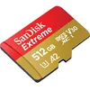 Image de Carte mémoire flash - SANDISK - 512GB - Extreme microSDXC 160MB/s A2 C10 V30 UHS-I U3
