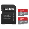 Image de SanDisk Ultra microSD UHS-I U1 128 Go 140 Mo/s (x2) + Adaptateur SD