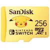 Image de Carte mémoire micro SD SanDisk Pokémon 256 Go Jaune pour Nintendo Switch