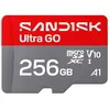 Image de Carte microSDXC - SANDISK - Ultra Go 256 Go - Classe 10 UHS I - A1 V10 - Jusquà 190 Mo/s