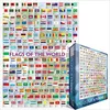 Image de Puzzle 1000 pièces - Eurographics - Drapeaux du monde - Thème voyage et cartes - Multicolore