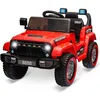 Image de Voiture Electrique 12V Pour Enfants Avec Télécommande 24 G Bluetooth Musique Klaxon et LED Phares Pour Enfants 3+ Ans - Rouge
