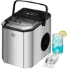 Image de Machine à Glaçons 120W Ice Maker 9 Glaçons en 6 Minutes 12kg / 24 h Auto-Nettoyage Avec Pelle à Glace et Panier