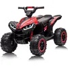 Image de Quad Electrique pour Enfants 12V Voiture Electrique Enfant ATV avec Musique Klaxon LED 83x 53x 56cm pour Enfants 3-8 Ans Rouge