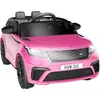 Image de Voiture Electrique Enfants Land Rover Con Licenza 12V Avec Télécommande Musique USB TF MP3 Pour 3-8 Ans Enfants Rose