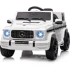 Image de 12V Voiture Électrique Enfant Sous Licence Mercedes G63 AMG Télécommande 3 Vitesses Klaxon LED Musique - Blanc
