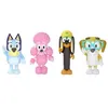 Image de Coffret de 4 figurines des Amis de Bluey - MOOSE TOYS - Bluey Snickers Honey et Coco - Figurines articulées