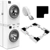Image de Universel Kit de Superposition NIUXX pour 46-66cm Lave-linge et Sèche-linge Kit D’empilage pour Machine à Laver