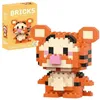 Image de GAVI STORE Figurine à assembler Tigrou 58 cm 170 pièces Micro Bricks Jeu de construction compatible Lego
