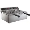 Image de Friteuse professionnelle - COMBISTEEL - 2 x 6 litres - 6600 Watt - Électrique - Sans robinet de vidange