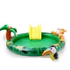 Image de Piscine gonflable - BB LOISIR - Jungle - 182x165x62 cm - Toboggan - Sécurisée pour enfants