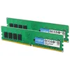 Image de Kit mémoire DDR4 SDRAM 64 Go (32Go x 2) 3200MT/s PC4-25600 CL22 DRX8 UDIMM 288P - Noir