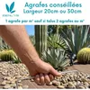Image de Lot de 30 Agrafes de Fixation Métal pour Toile de paillage ou géotextile avec Pointes biseautées 20cmX20cmX20cm