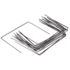 Image de Lot de 20 Agrafes de Fixation Métal pour Toile de paillage ou géotextile avec Pointes biseautées 20cmX20cmX20cm