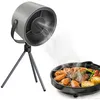 Image de Hotte de Cuisinière Portable Mini Ventilateur dExtraction Faible Bruit avec 3 Vitesses 5 Filtres Aspiration 1200Pa