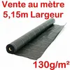 Image de Toile Bache de paillage tissée Anti-Mauvaises Herbes 130g/m2 Vente au mètre / Largeur 515m