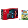 Image de Console de salon - Nintendo - Switch V2 - Rouge néon et Bleu néon - 32 Go - Animal Crossing