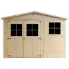 Image de Abri de jardin en bois 14.94m² TIMBELA - Ep. 17 mm - Pin / épicéa - 324x516 cm - Construction de Panneaux - M337