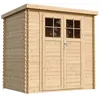 Image de Abri de jardin en bois 2.22 m² TIMBELA - Ep. 19 mm - 200x130 cm - Plancher inclus - M311F+M311G