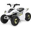 Image de COSTWAY Quad Electrique pour Enfants 6 V 45 Km-H max. Voiture Buggy pour Enfants de 3Ans+ Blanc