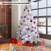 Image de GIANTEX Sapin de Noël Artificiel 2 4 M Arbre de Noël avec Support en Métal 1138 Branches en PVC Parfaite Décor de Fêtes Blanc