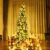Image de GOPLUS Sapin de Noël 225CM Lumineux-1085 Branches Touffues+350 LED-Aiguilles en PVC-Ouverture Parapluie & Automatique