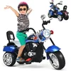 Image de GOPLUS Moto Électrique pour Enfants 6 V à 3 Roues 25-3km-h Charge 30 KG Scooter pour Enfants de 3 Ans+ 91x48x64 CM Bleu