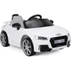 Image de COSTWAY Audi TTRS Voiture Electrique 12V pour Enfants Max. 5 Km/h2 Moteurs 2Porte avec Télécommande 2.4G MP3 Lumières LED Blanc