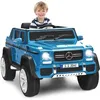 Image de COSTWAY Voiture Eléctrique 12 V pour Enfants Benz G650-S avec Lumières LED port AUX Télécommande Parentale de 3 à 8 Ans Bleu