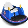 Image de COSTWAY Auto Tamponneuse Électrique 360° 6V/4.5Ah pour Enfants 2-5 Ans Télécommande 24 G2 Moteurs Effet Sonore et Lumineux Bleu