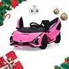 Image de Lamborghini SIAN Voiture Électrique 12V/45 Ah pour Enfants 3-8 AnsTélécommande 2.4G 2 Moteur MP3 USB TF Radio Récit Rose