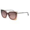 Image de Lunettes de soleil - Swarovski - SK-0201-28T - Marron - Verres bruns - Protection catégorie 2