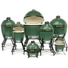 Image de Berceau pour barbecue - BIG GREEN EGG - Medium - Céramique - Vert - Livré monté